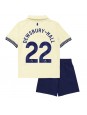 Billige Everton Kiernan Dewsbury-Hall #22 Bortedraktsett Barn 2025-26 Kortermet (+ Korte bukser)